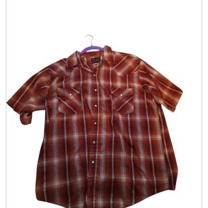 Plaid Men's Shirt - Red